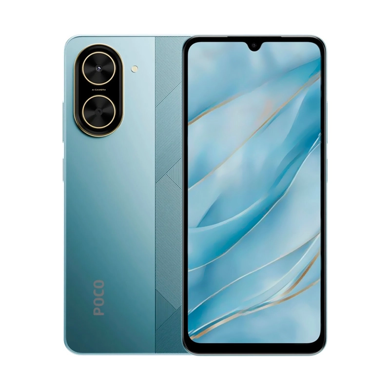 Celular Xiaomi POCO C71 Dual SIM de 128GB 4GB RAM de 6.88" 32MP 8MP - Azul (Global)