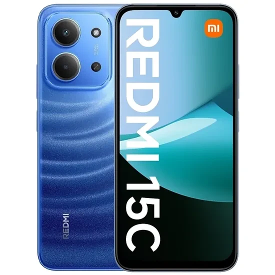 Celular Xiaomi Redmi 15C Dual SIM de 128GB 4GB RAM de 6.9" 50MP 8MP - Moonlight Blue (Global)